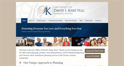 Desktop Screenshot of dkarplaw.com