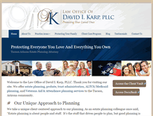 Tablet Screenshot of dkarplaw.com